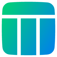 Layout Window 6 Icon from Plump Gradient Set