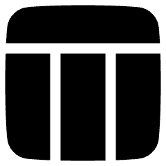 Layout Window 6 Icon from Plump Solid Set