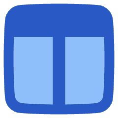 Layout Window 7 Icon from Plump Flat Set