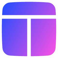 Layout Window 7 Icon from Plump Gradient Set