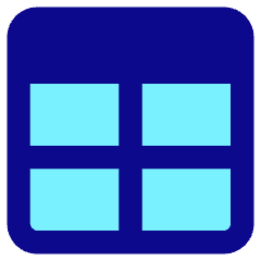 Layout Window 8 Icon from Core Pop Set