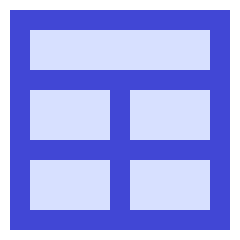 Layout Window 8 Icon from Sharp Duo Set