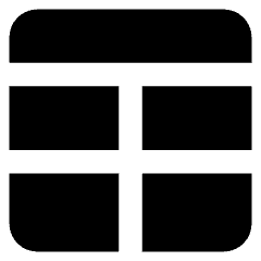 Layout Window 8 Icon from Core Solid Set