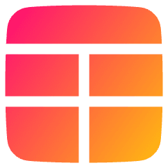 Layout Window 8 Icon from Plump Gradient Set