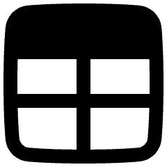 Layout Window 8 Icon from Plump Remix Set