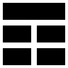Layout Window 8 Icon from Sharp Solid Set