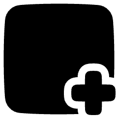 New Window Add Icon from Plump Solid Set