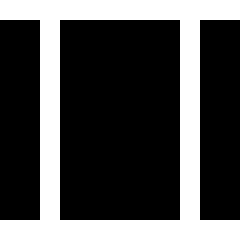 Page Width Full Icon from Sharp Solid Set