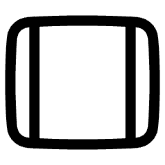 Page Width Full Icon from Plump Line Set