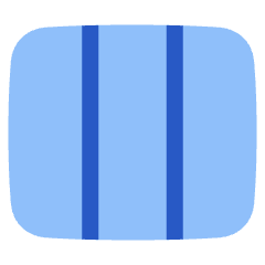 Page Width Normal Icon from Plump Flat Set