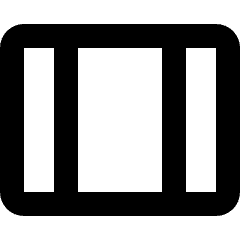 Page Width Wide Icon from Micro Line Set