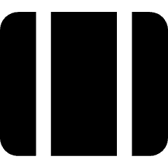 Page Width Wide Icon from Core Solid Set