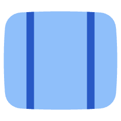 Page Width Wide Icon from Plump Flat Set