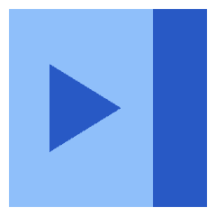 Sidebar Collapses Icon from Sharp Flat Set