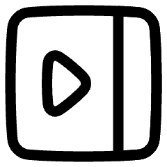 Sidebar Collapses Icon from Plump Line Set