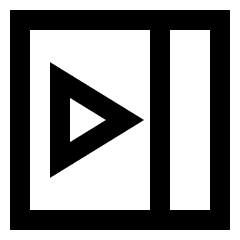 Sidebar Collapses Icon from Sharp Line Set