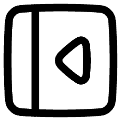 Sidebar Expand Icon from Plump Line Set