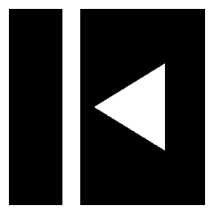 Sidebar Expand Icon from Sharp Solid Set