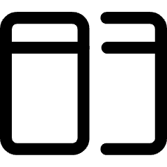 Split Horizontal Icon from Core Line Set