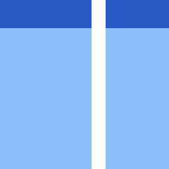 Split Horizontal Icon from Sharp Flat Set