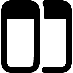 Split Horizontal Icon from Plump Remix Set