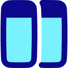 Split Horizontal Icon from Plump Pop Set