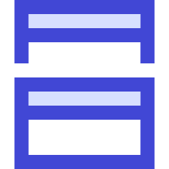 Split Vertical Icon from Sharp Duo Set