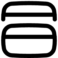 Split Vertical Icon from Flex Line Set