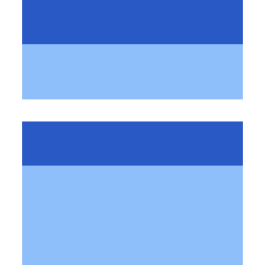 Split Vertical Icon from Sharp Flat Set