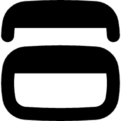 Split Vertical Icon from Flex Solid Set