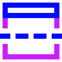 Split Window Icon from Sharp Neon Set