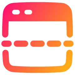 Split Window Icon from Plump Gradient Set