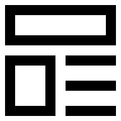 Template Theme Design Layout Icon from Sharp Line Set