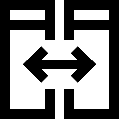 View Side By Side Icon from Sharp Line Set