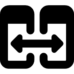 View Side By Side Icon from Core Solid Set