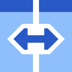 View Side By Side Icon from Sharp Flat Set