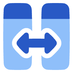 View Side By Side Icon from Plump Flat Set