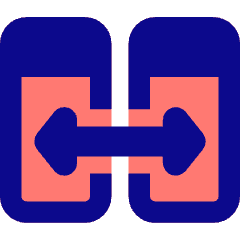 View Side By Side Icon from Core Pop Set