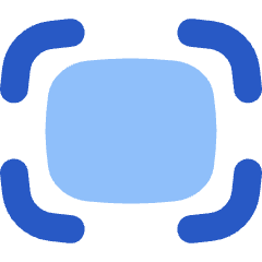 Zoom Fit Screen Icon from Flex Flat Set