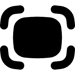 Zoom Fit Screen Icon from Flex Solid Set