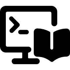 Monitor Programming Book Icon from Ultimate Bold Set
