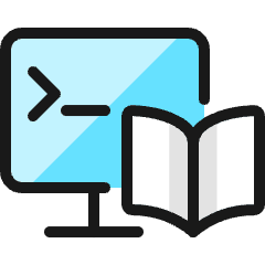 Monitor Programming Book Icon from Ultimate Colors Set