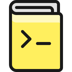 Programming Book Icon from Ultimate Colors Set