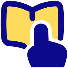 Book Reading Icon from Plump Pop Set