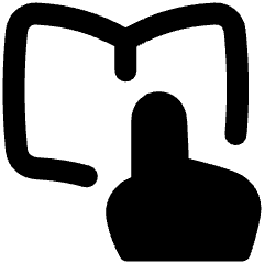 Book Reading Icon from Plump Remix Set