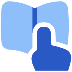 Book Reading Icon from Plump Flat Set