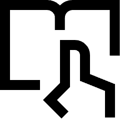 Book Reading Icon from Sharp Line Set