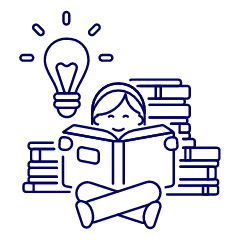 Bookworm 4 5 Illustration from UX Line Set