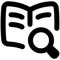 Definition Search Book Icon from Plump Remix Set