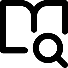 Definition Search Book Icon from Core Remix Set